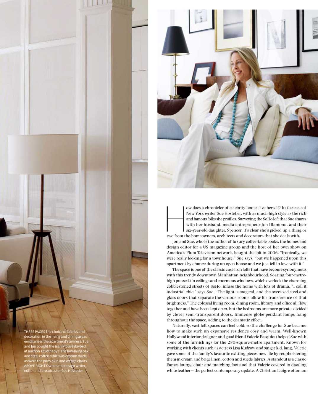 Article in Belle Mag - issue of August 2010 - page 4